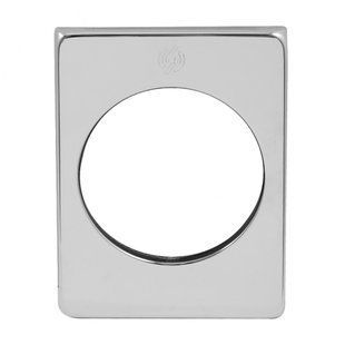 Декоративна накладка Securemme 4370KСL для броненакладки прямокутна хром d50 (54693) 54693 фото