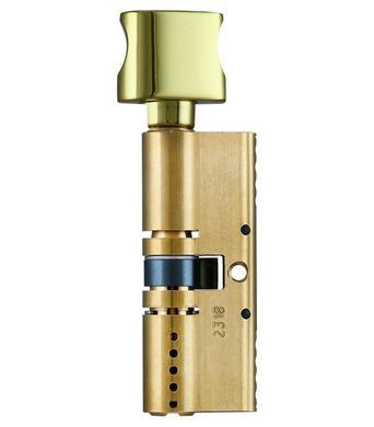 Циліндр MUL-T-LOCK INTERACTIVE+ XP 85 мм (45x40T) Ключ-Тумблер 3KEY CAM30 Латунь / Латунь полірована MTL7000000376 фото