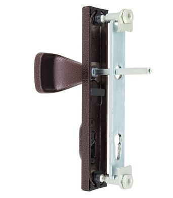 Фурнітура захисна ROSTEX R1/R4 R fix-mov DIN PLATE 90мм Фарба_коричнева_антік 22мм 38-55мм 3клас Hranate/804 BROWN Комплект RST-4043090481 фото
