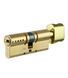 Циліндр MUL-T-LOCK INTERACTIVE+ XP 85 мм (45x40T) Ключ-Тумблер 3KEY CAM30 Латунь / Латунь полірована