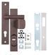 Фурнітура захисна ROSTEX R1/R4 R fix-mov DIN PLATE 90мм Фарба_коричнева_антік 22мм 38-55мм 3клас Hranate/804 BROWN Комплект