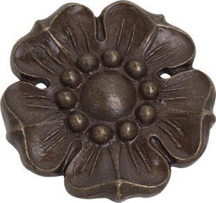 Декоративний меблевий аксесуар Ompporro 020135B ROSETTE 35 мм, бронза 21307 фото