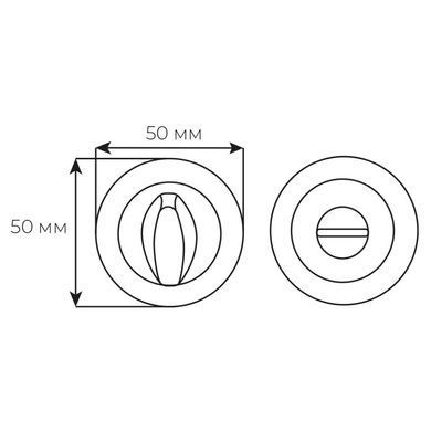 Накладка WC Fimet 266 F99 античне срібло 45928 фото