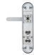 Фурнітура захисна ROSTEX *SOLID-PRO+ F mov-mov DIN PLATE 85мм Нерж.сталь_мат 13мм 56-70мм 4клас Solid NEREZ_MAT Комплект