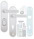 Фурнітура захисна ROSTEX *SOLID-PRO+ F mov-mov DIN PLATE 85мм Нерж.сталь_мат 13мм 56-70мм 4клас Solid NEREZ_MAT Комплект