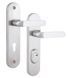 Фурнітура захисна ROSTEX *SOLID-PRO+ F mov-mov DIN PLATE 85мм Нерж.сталь_мат 13мм 56-70мм 4клас Solid NEREZ_MAT Комплект