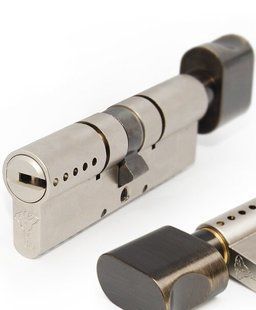 Циліндр MUL-T-LOCK INTERACTIVE+ XP 100 мм (50x50T) Ключ-Тумблер VIP_CONTROL 2KEY+3KEY CAM30 Нікель сатин / Бронза антична MTL7000010733 фото