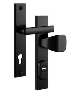 Фурнітура захисна ROSTEX R1/R4 R fix-mov DIN PLATE 90мм Фарба_чорна 22мм 38-55мм 3клас Hranate/804 BLACK_MAT Комплект RST-4043092496 фото