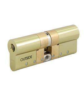 Цилиндр ABLOY PROTEC2 MOD 77 мм ( 36x41 ) Ключ-Ключ 3KEY CY322 CAM30 Латунь полированная ABL7000013289 фото