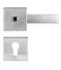 Фурнітура захисна ROSTEX *QUADRUM R/H mov-mov DIN SQUARE Нерж.сталь_мат 23мм 38-45мм 3клас Treviso NEREZ_MAT Комплект