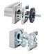 Фурнітура захисна ROSTEX *QUADRUM R/H mov-mov DIN SQUARE Нерж.сталь_мат 23мм 38-45мм 3клас Treviso NEREZ_MAT Комплект