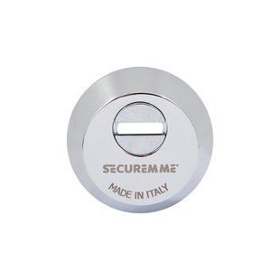 Securemme 4255ECL14M2 Броненакладка под цилиндр хром, с логотипом (50670) 50670 фото