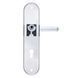 Фурнітура захисна ROSTEX UNIVERSAL R fix-mov DIN PLATE 85мм Хром_полірований 22мм 71-85мм 3клас Ovalne/Baryt CR Комплект
