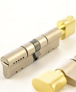 Циліндр MUL-T-LOCK MT5+ MOD 115 мм (60x55T) Ключ-Тумблер O / K CAM30 Нікель сатин / Латунь полірованнаяM MTL7000005063 фото