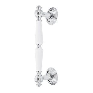 Ручка тягне Fimet Michelle 106PSTG/269 F04 хром/білий фарфор (40980) 40980 фото