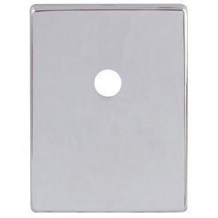 Декоративна накладка Protect під шток 60X80mm CP хром полірований 60453 фото