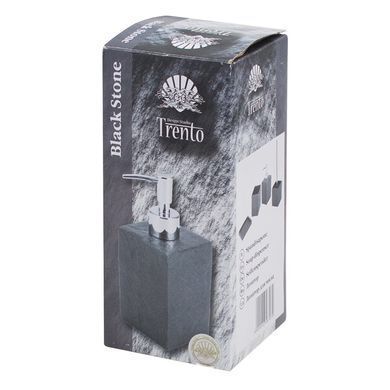 Дозатор рідкого мила Trento Black Stone (46587) 46587 фото