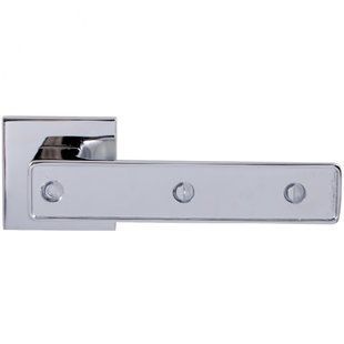 Дверна ручка на розетті RDA Insert, хром, без вставки, розетта 6мм 58656 фото