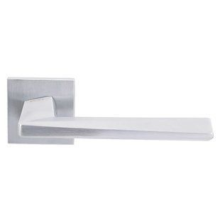 Дверна ручка RDA Novelty R ф/з, розетта 6мм брашований матовий хром (56183) 56183 фото