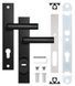 Фурнітура захисна ROSTEX R1/R4 R mov-mov DIN PLATE 90мм Фарба_чорна 22мм 38-55мм 3клас 804 BLACK_MAT Комплект