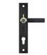 Фурнітура захисна ROSTEX R1/R4 R mov-mov DIN PLATE 90мм Фарба_чорна 22мм 38-55мм 3клас 804 BLACK_MAT Комплект