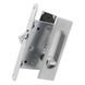 Ручка для розсувних дверей Fimet 3663AR F05 + LOCK + MQ матовий хром комплект (31510), Хром матовый