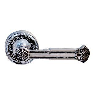 Дверна ручка RDA Antique Collection Genova хром/чорний лак (29829) 29829 фото