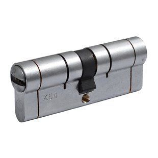 Цилиндр Securemme 361BCCS4040115 K64, 40/40 мм, 5ключей, +1 + 1 ключ, матовый хром (51342) 51342 фото
