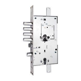 Замок Securemme 2533SCR0328CXX 4-ригельный с защелкой; левый (49836) 49836 фото