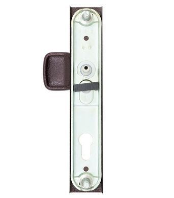 Фурнітура захисна ROSTEX 802 R fix-mov PZ PLATE 85мм Фарба_коричнева_антік 38-55мм 3клас Hranate/804 BROWN Комплект RST-4043772481 фото