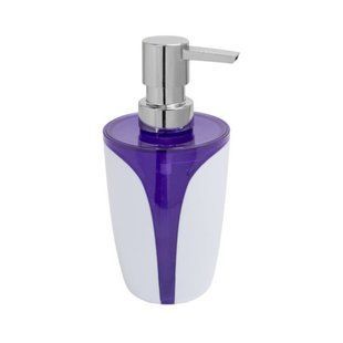 Дозатор рідкого мила біло-фіолетовий Trento Arte Violet 37110 фото