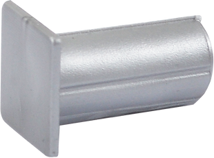 Ковпачок для карткової завіси AL143, сатин хром 55156 фото