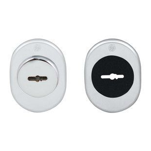 Securemme 4224EZT27M4 Комплект броненакладка сувальдная, хром (овал) 50200 фото