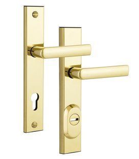 Фурнітура захисна ROSTEX R1/R4 R mov-mov DIN PLATE 85мм Титан_PVD 22мм 38-55мм 3клас 804 TI Комплект RST-4043968003 фото