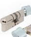 Циліндр MUL-T-LOCK INTERACTIVE+ XP 85 мм (35x50T) Ключ-Тумблер 3KEY CAM30 Нікель сатин / Хром полірований