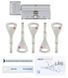 Циліндр ABLOY PROTEC2 HARD MOD 63 мм (32Hx31T) Ключ-Тумблер 5KEY CY333 CAM30 Хром матовий / Хром матовий