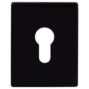 Декоративна накладка Protect під циліндр 60X80mm Black чорна 60462 фото