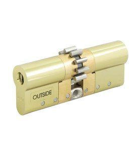 Цилиндр ABLOY PROTEC2 MOD 72 мм ( 31x41 ) Ключ-Ключ 3KEY CY322 CGW Латунь полированная ABL7000003486 фото
