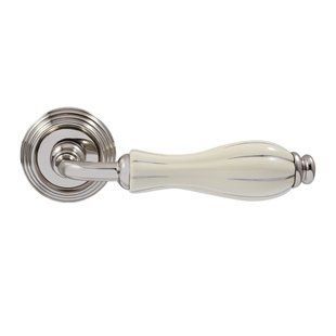 Ручка Fimet 148-269 F21 Lady, никель/слоновая кость серебрянная полоска, R, ф/з (35893) 35893 фото