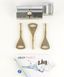 Циліндр ABLOY PROTEC2 HARD MOD 103 мм (47Hx56T) Ключ-Тумблер 3KEY CY333 CAM30 Хром матовий / Хром матовий