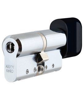 Цилиндр ABLOY PROTEC2 HARD MOD 63 мм ( 32Hx31T ) Ключ-Тумблер 5KEY CY333 CAM30 Хром полированный / Черная краска ABL7000019293 фото