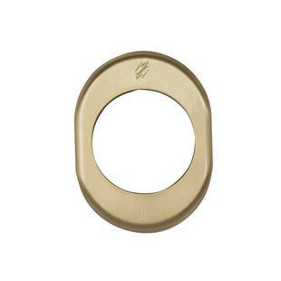 Дверна накладка під замок Colombo Design Blindate PB01 матове золото (15959) 15959 фото