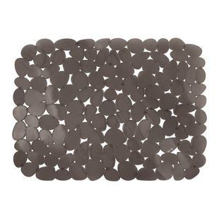 Килимок для раковини Arino Pebbles, 40*30 см, сірий, ПВХ 65326 фото