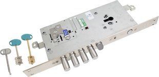 Замок 4-ригельный Mottura Art. 54J939G8B05AC4O, с защелкой и вспомогательным замком под евроцилиндр, правый (40992) 40992 фото