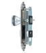 Фурнітура захисна ROSTEX OZDOBNA R fix-mov DIN PLATE 85мм Хром_мат 22мм 40-45мм 3клас Ovalne/Ozdobna CR_MAT Комплект права