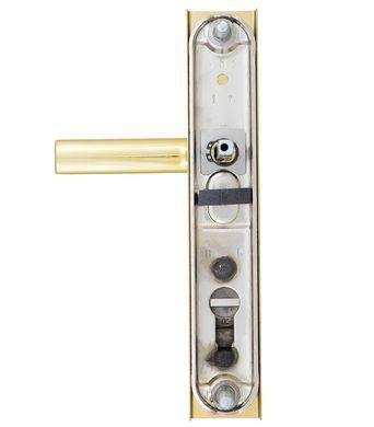 Фурнітура захисна ROSTEX R1/R4 R mov-mov DIN PLATE 90мм Титан_PVD 22мм 38-55мм 3клас 804 TI Комплект RST-4043318003 фото