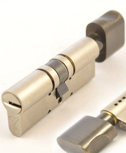 Циліндр MUL-T-LOCK MT5+ XP 76 мм (33x43T) Ключ-Тумблер O / K CAM30 Нікель сатин / Бронза антична MTL7000002024 фото
