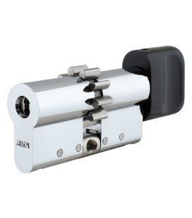 Цилиндр ABLOY PROTEC2 MOD 62 мм ( 31x31T ) Ключ-Тумблер 3KEY CY323 CGW Хром полированный / Черная краска ABL7000018735 фото