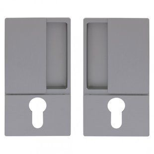 Ручка для міжкімнатних дверей AGB WAVE B300030001 під WC, нікель матовий брошований 61346 фото