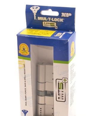 Циліндр MUL-T-LOCK MT5+ MOD 140 мм (65x75) Ключ-Ключ 3KEY CAM30 Нікель сатин MTL7000009651 фото